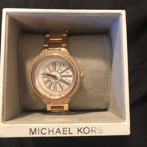 Rose gold Micheal Kors watch